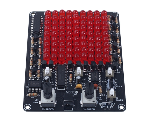 DIY Kit LED Follow Spot Lights LED Light Game Electronic Soldering Practice Learning Kit